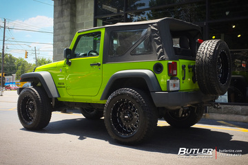 Jeep Wrangler with 20in Grid Offroad GD3 Wheels