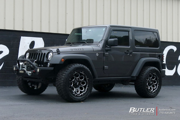 Jeep Wrangler with 20in Grid Offroad GD8 Wheels