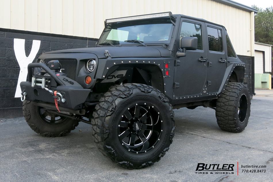 Jeep Wrangler with 20in Moto Metal 962 Wheels exclusively from Butler
