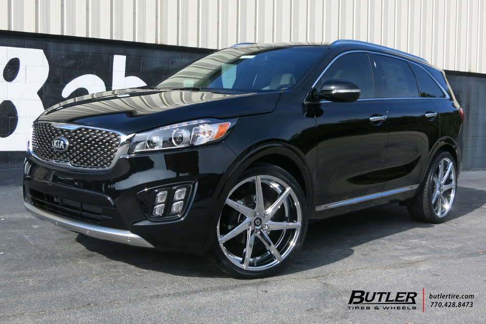 Kia Sorento with 22in Lexani CSS7 Wheels exclusively from Butler Tires