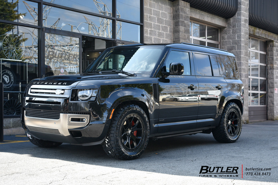 Land Rover Defender with 20in Redbourne Morland Wheels exclusively from