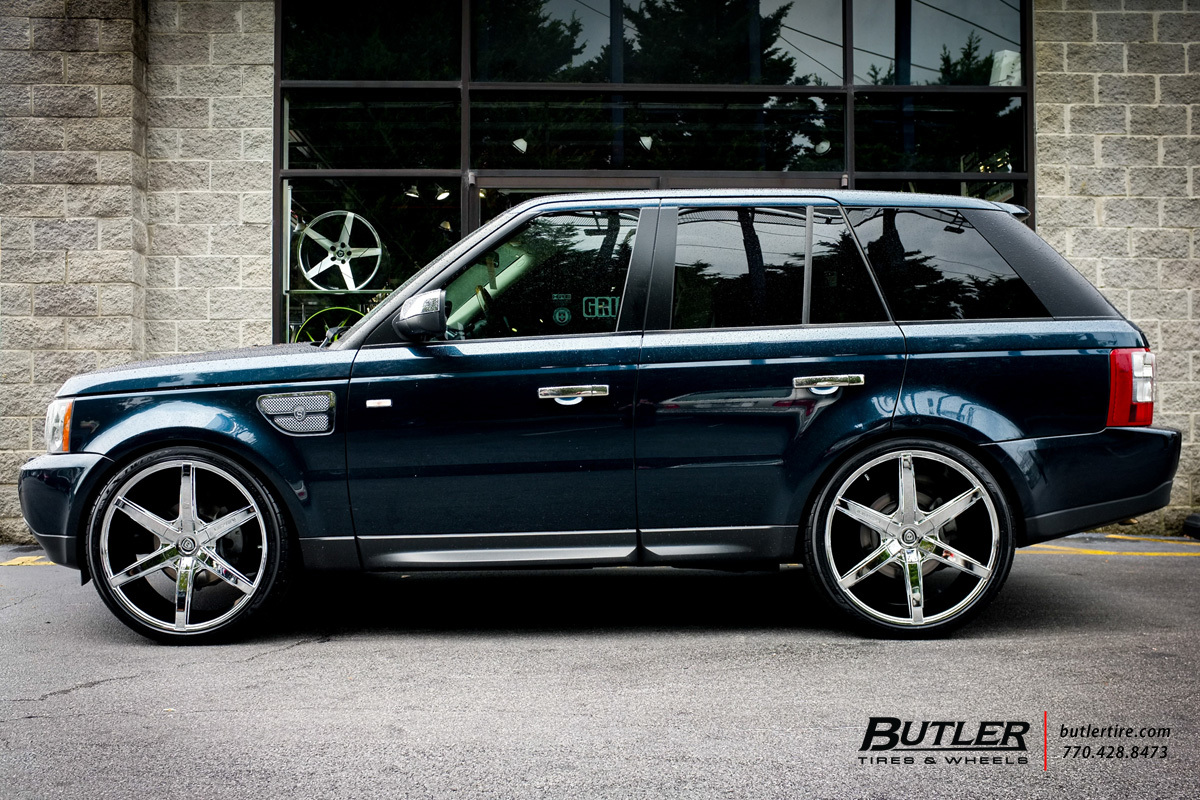 Land Rover Range Rover Sport with 24in Lexani R-Six Wheels