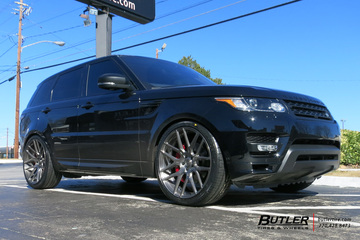Land Rover Range Rover Sport with 24in Savini SV63D Wheels
