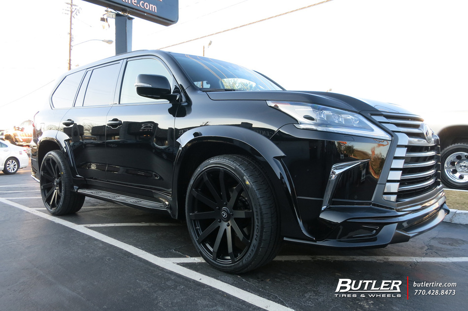 Lexus LX with 24in Black Rhino Traverse Wheels exclusively from Butler