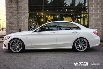 Mercedes C-Class with 20in TSW Sebring Wheels
