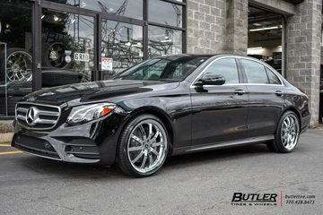 Mercedes E-Class with 20in Mandrus Wilhelm Wheels