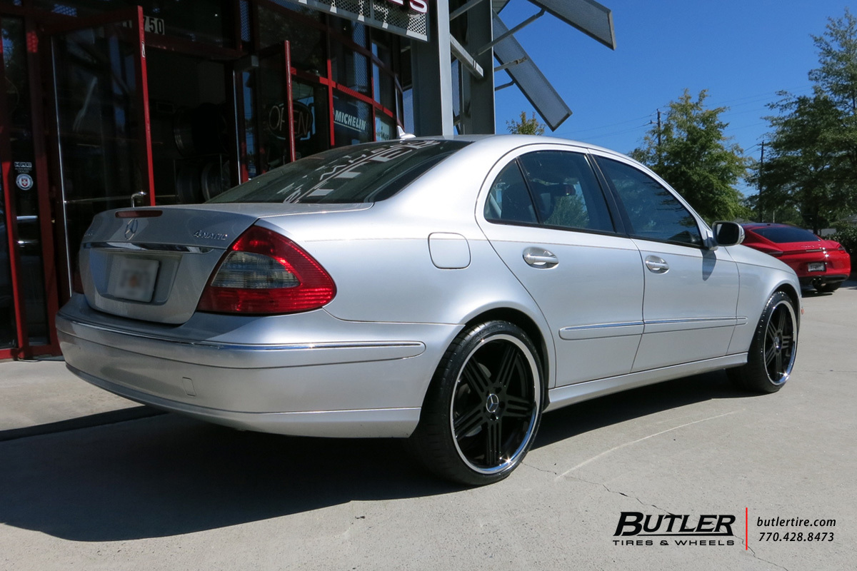 Mercedes E-Class with 20in TSW Nouvelle Wheels