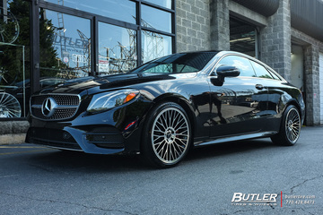 Mercedes E-Class Coupe with 20in TSW Casino Wheels