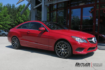 Mercedes E-Class Coupe with 20in Vossen HF-2 Wheels