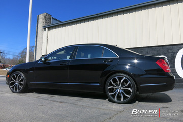 Mercedes S-Class with 20in Lexani Lust Wheels
