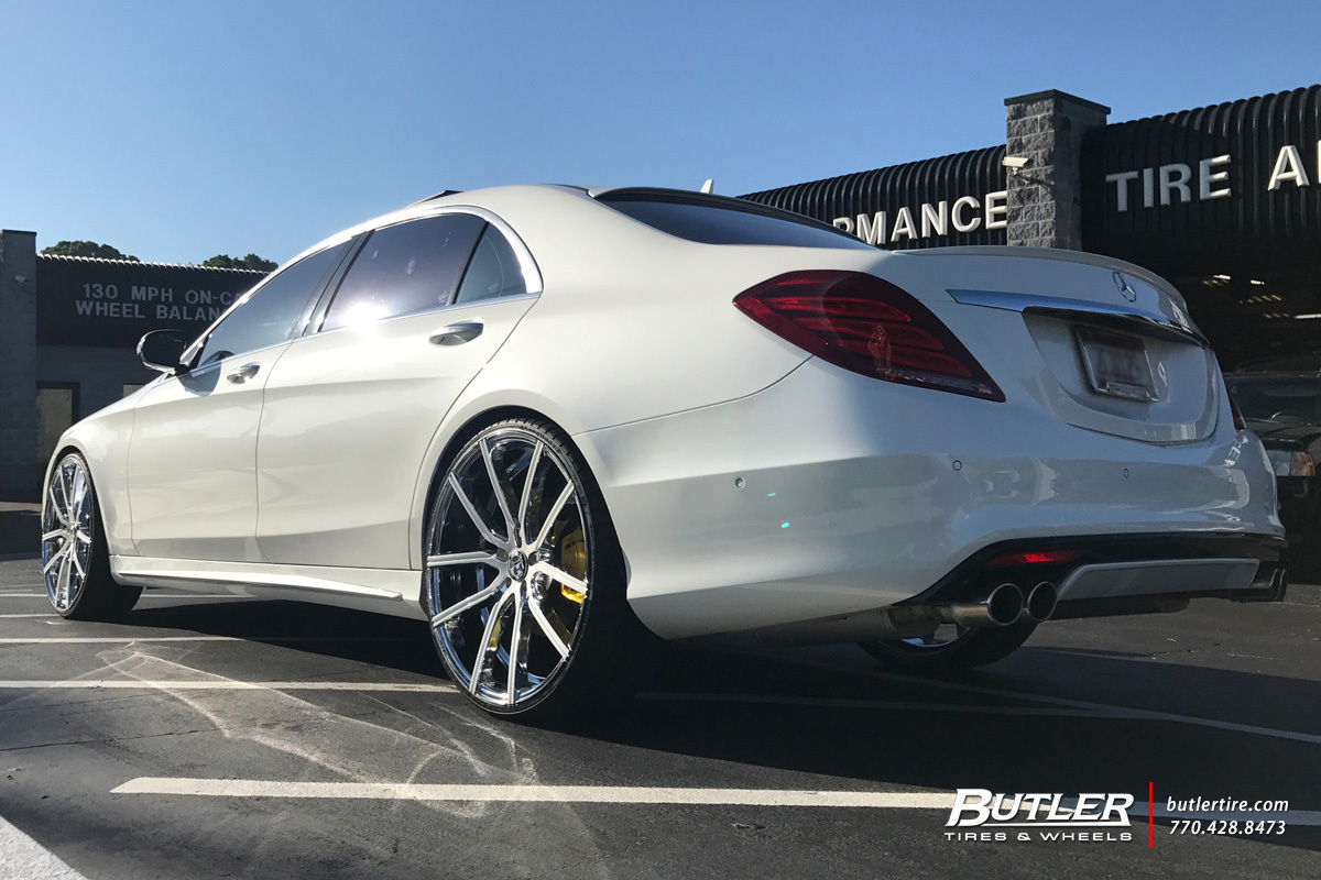 Mercedes S-Class with 24in Lexani Gravity Wheels