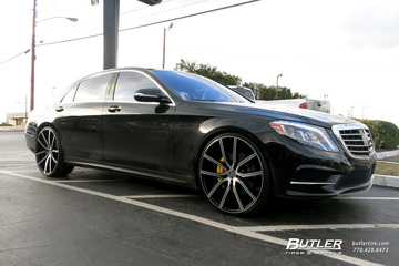 Mercedes S-Class with 24in Lexani Gravity Wheels