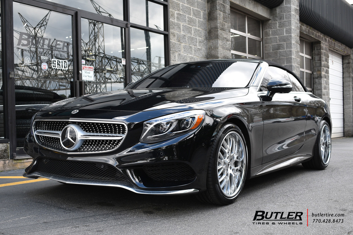 Mercedes S-Class Coupe with 20in Forgiato Fratello Wheels