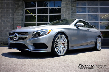 Mercedes S-Class Coupe with 22in Lexani M119 Wheels