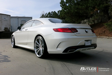 Mercedes S-Class Coupe with 22in Vossen CG-203 Wheels