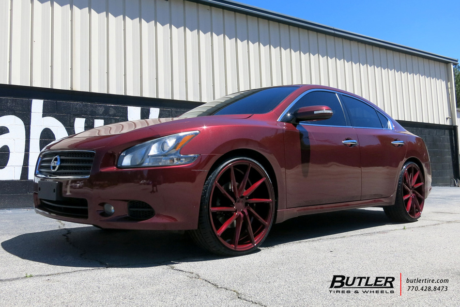 Nissan Maxima with 22in Vossen CVT Wheels exclusively from Butler Tires
