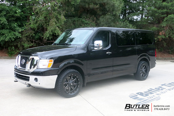Nissan NV3500 HD with 20in Fuel Maverick Wheels