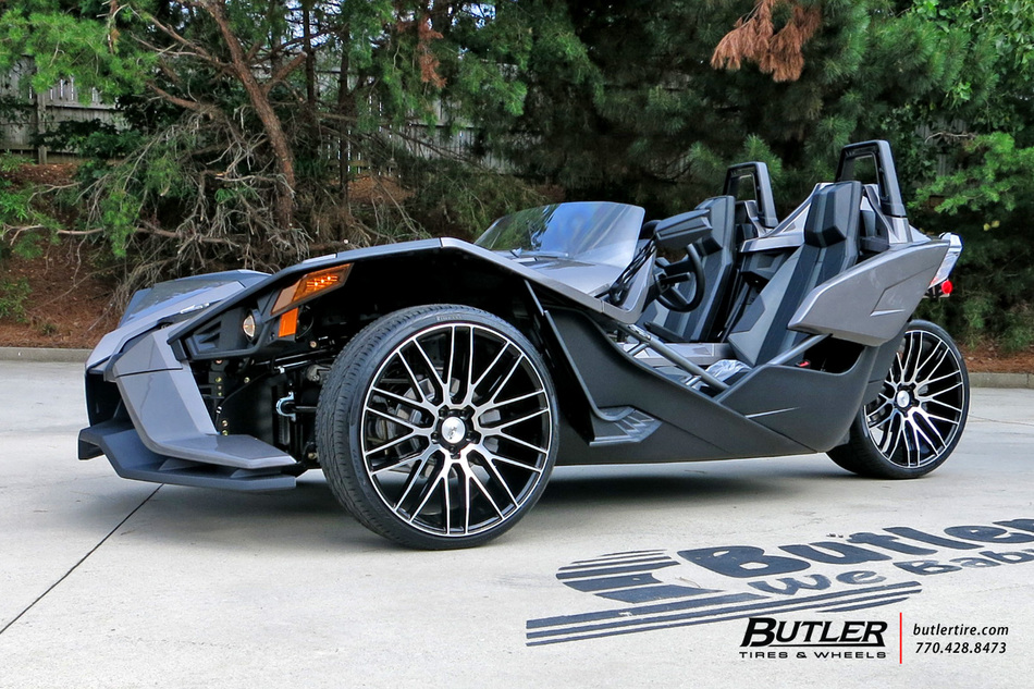 Polaris Slingshot with 22in Savini BM13 Wheels exclusively from Butler