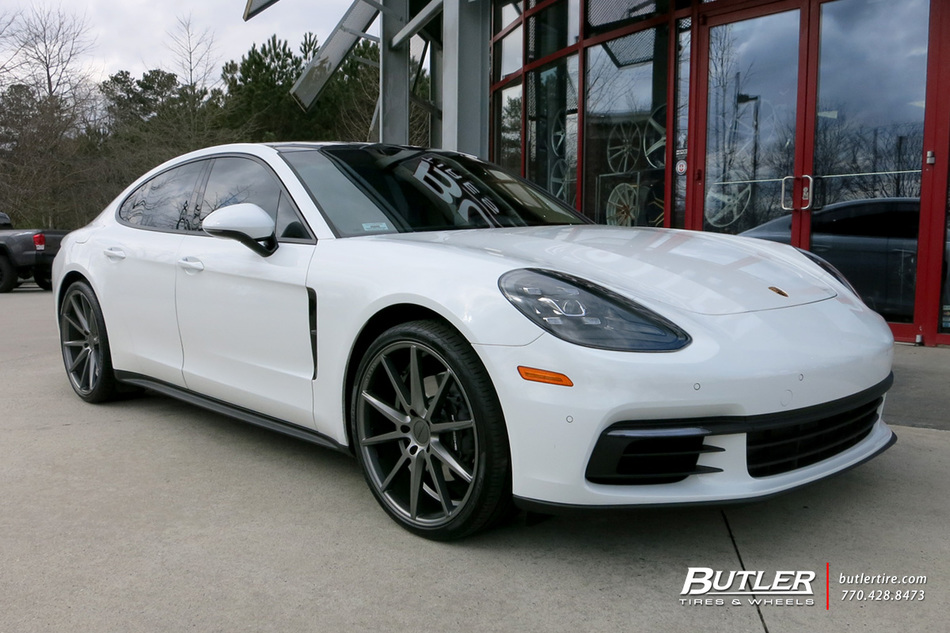 Porsche Panamera with 22in Vossen VFS1 Wheels exclusively from Butler