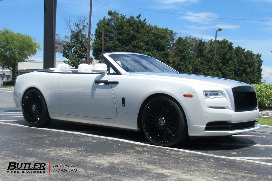 Rolls Royce Dawn with 22in AG Luxury AGL65 Wheels exclusively from