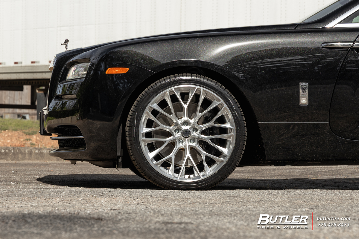 Rolls Royce Wraith with 22in HRe P200 Wheels