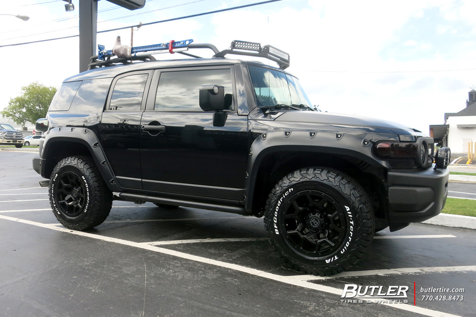 Toyota FJ Cruiser with 18in Black Rhino Overland Wheels exclusively from Butler Tires and Wheels