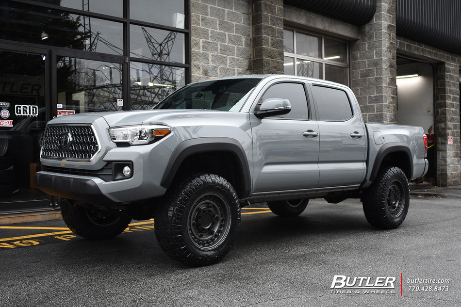 Toyota Tacoma with 18in Black Rhino Armory Wheels exclusively from
