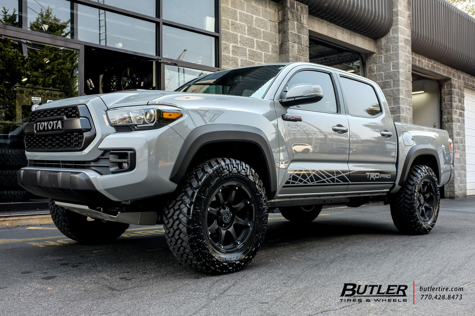 Toyota Tacoma with 18in Black Rhino Glamis Wheels exclusively from