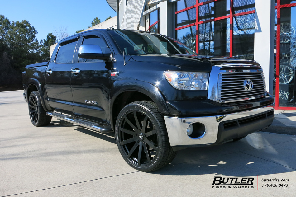 Toyota Tundra with 24in Black Rhino Traverse Wheels exclusively from
