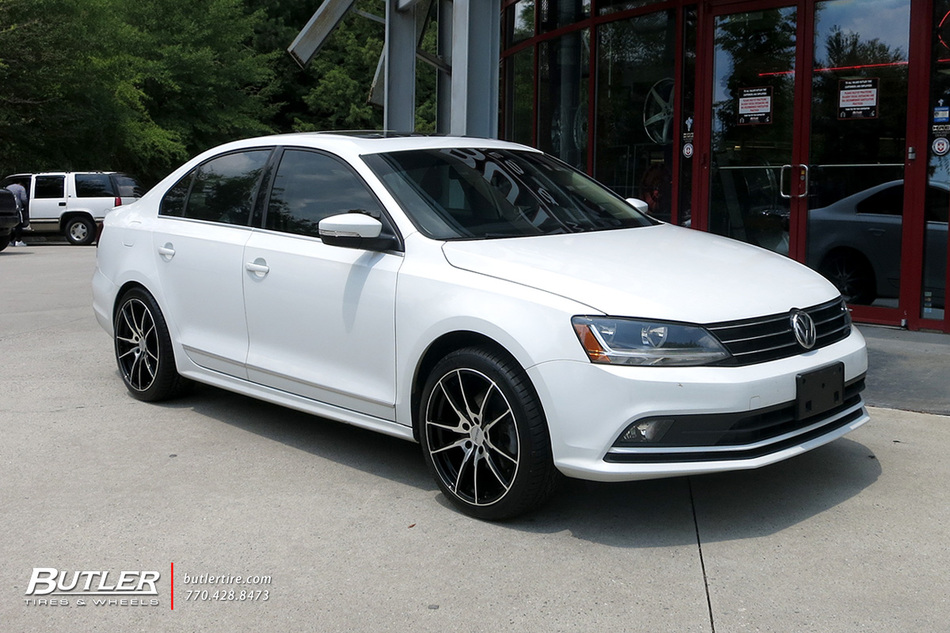 VW Jetta with 18in Petrol POA Wheels exclusively from Butler Tires and