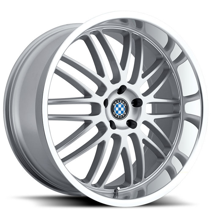 Beyern Mesh Silver with Mirror Cut Lip BMW Wheels - Standard