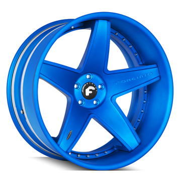 Forgiato Classico-ECL Matte Blue Finish Wheels