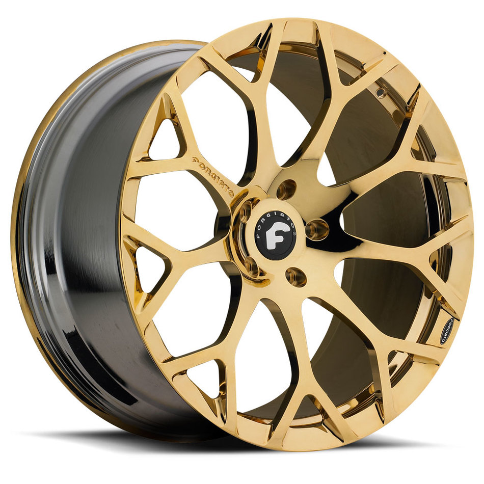 Forgiato Drea-M Gold Finish Wheels