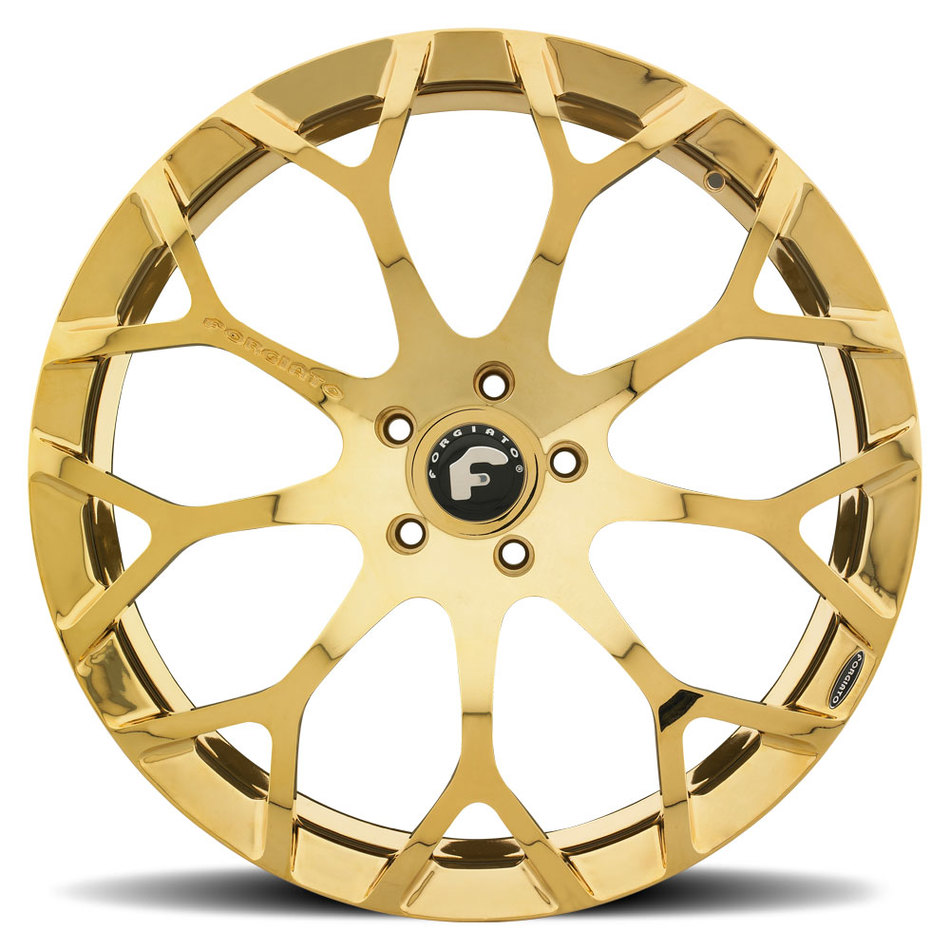 Forgiato Drea-M Gold Finish Wheels