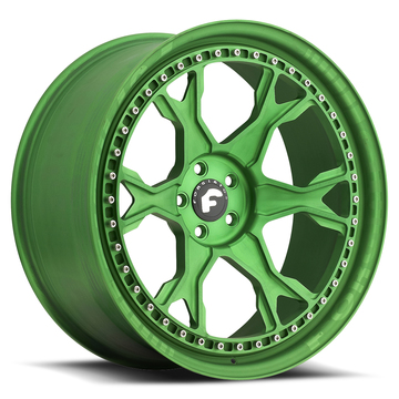 Forgiato F-Braccio Green Finish Wheels