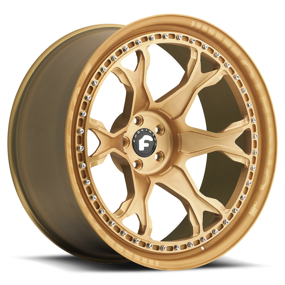Forgiato F-Braccio Gold Finish Wheels