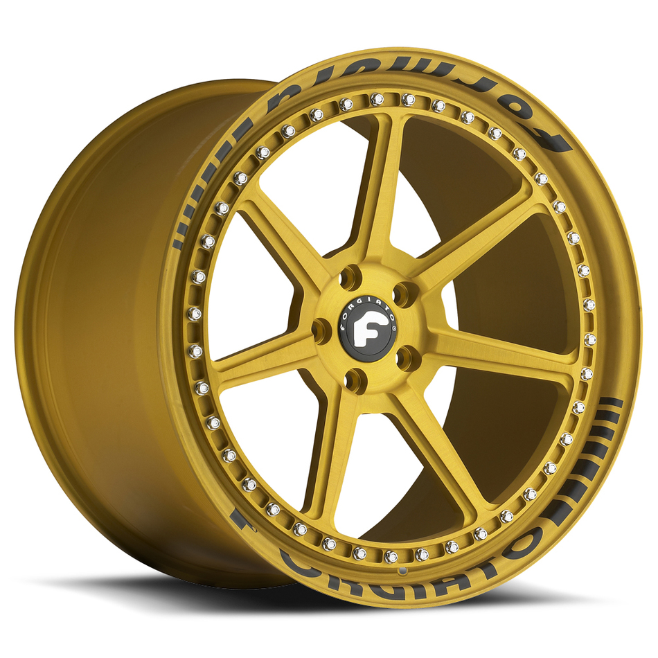 Forgiato F-Sette Gold Finish Wheels