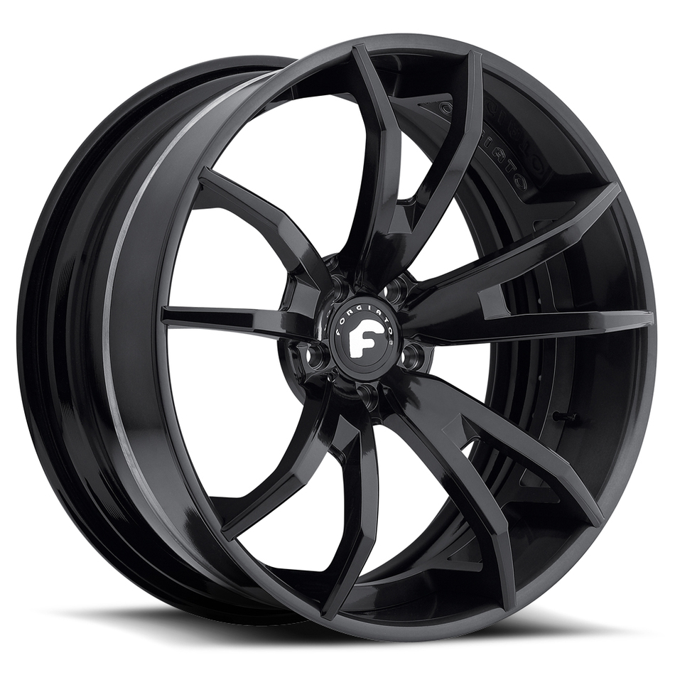 Forgiato F2.01 Black Finish Wheels