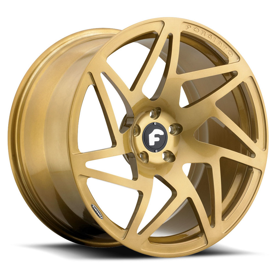 Forgiato Finestro-M Gold Finish Wheels