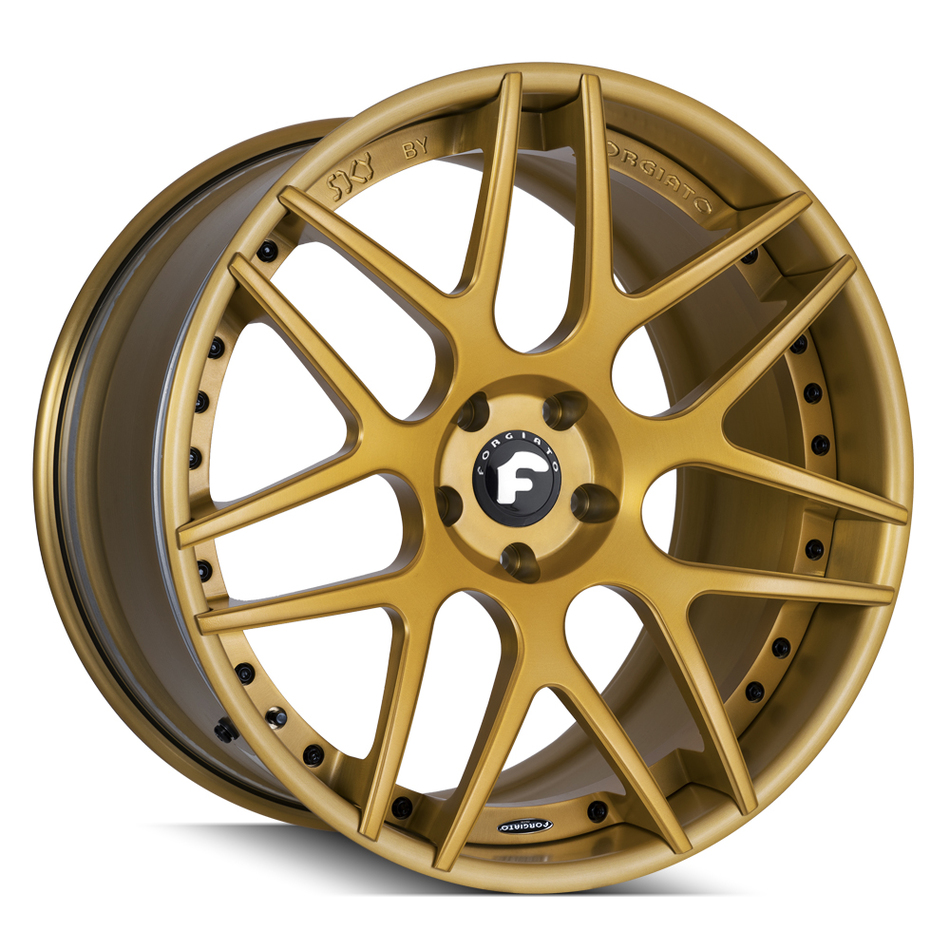 Forgiato S202 Gold Finish Wheels