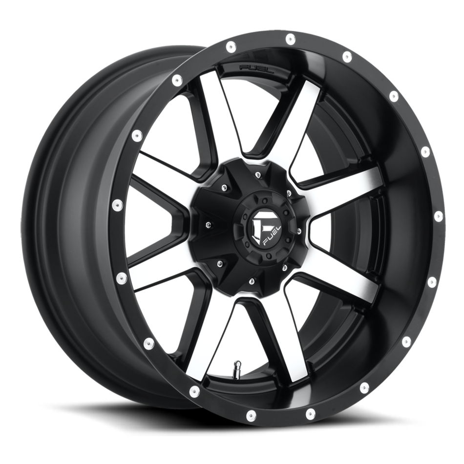 Fuel Maverick D537 Black and Machined One Piece Off-Road Wheels