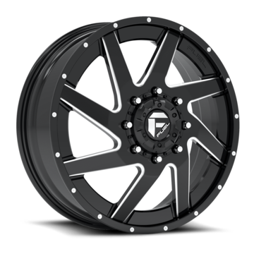 Fuel Rampage D238 Wheels | Two Piece | Anthracite Center with Gloss Black Lip Finish