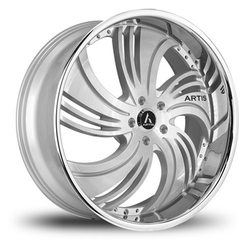 Artis Avenue Wheels - Silver Machine Face with Stainless Lip Finish
