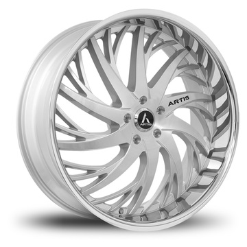Artis Decatur Wheels - Silver Machine Face with Polished Lip Finish