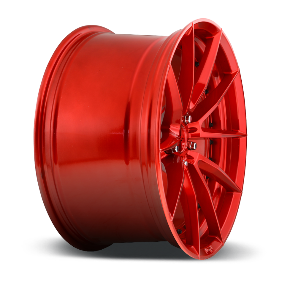 Niche Sector M213 Candy Red Finish Wheels