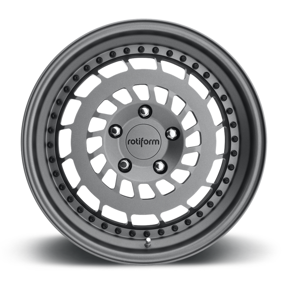 Rotiform CCV Forged Custom Matte Anthracite with Black Rivets Finish Wheels