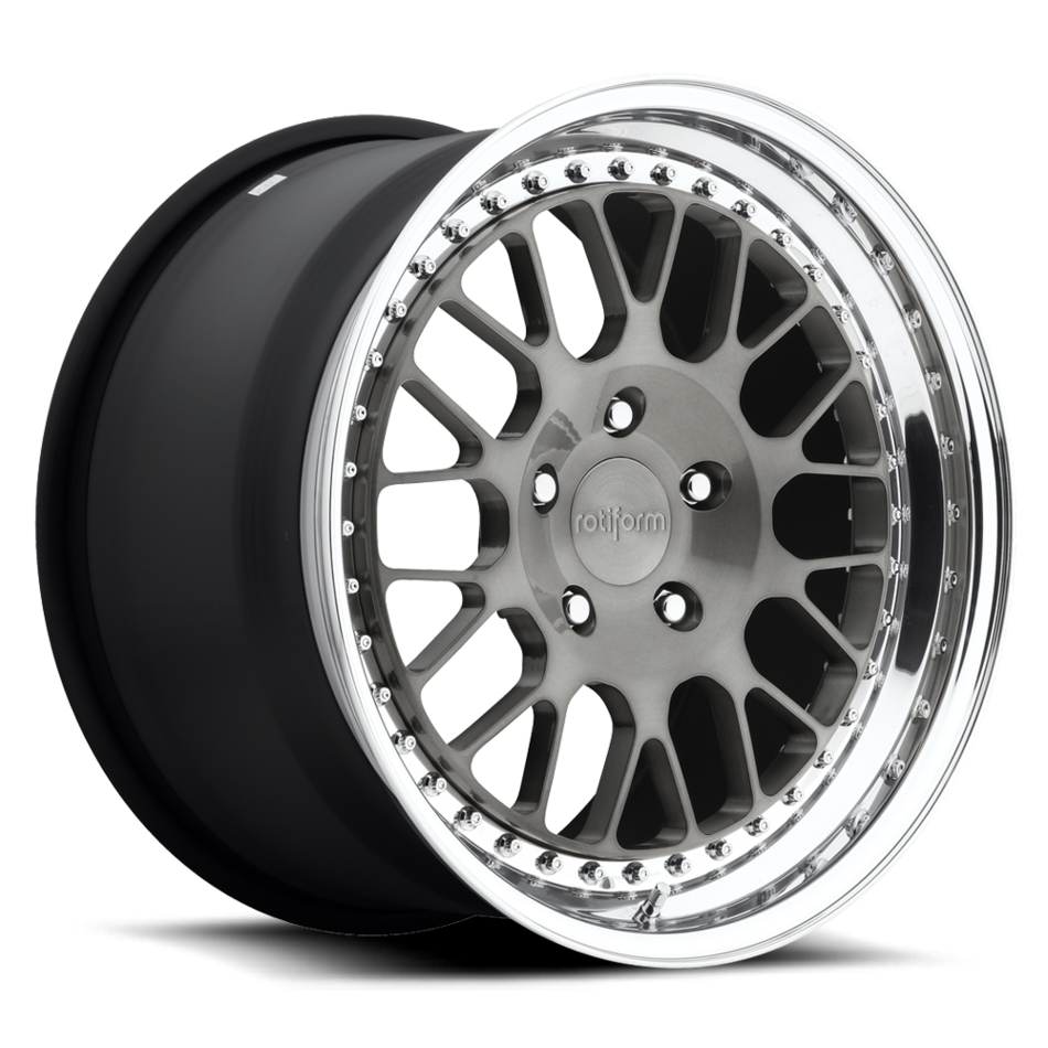 Rotiform LVS Forged Custom Brushed DDT Face with Polished Lip Finish Wheels