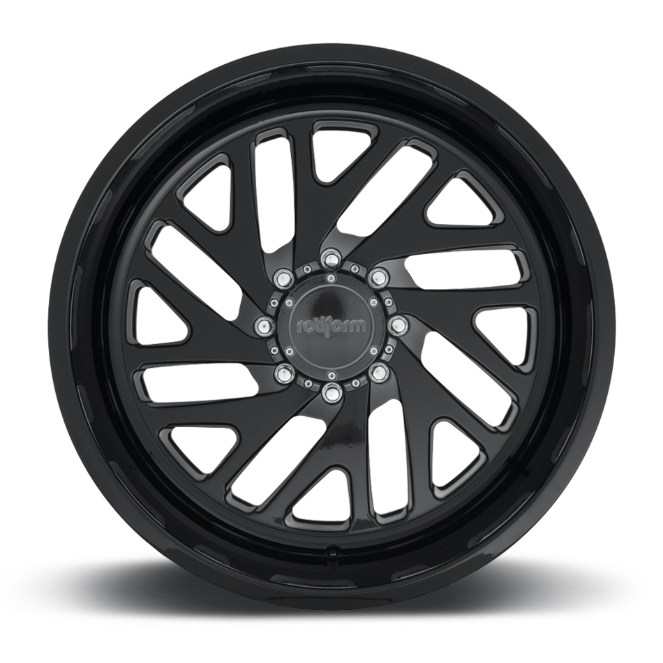 Rotiform SNA-T-OR Forged Custom Gloss Black and Candy Black Finish Wheels
