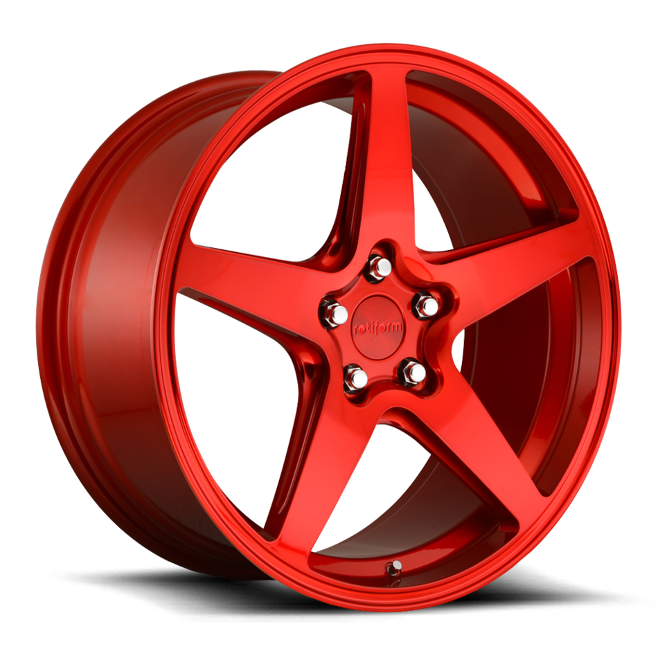 Rotiform WGR Candy Red Finish Wheels