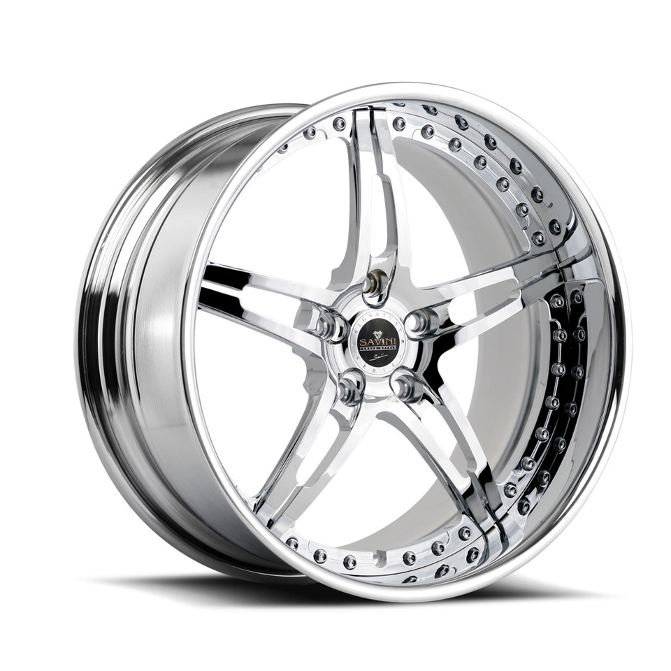 Savini Forged SV10 Chrome Signature Wheels